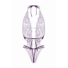 Body string ouvert Renee violet - Christine