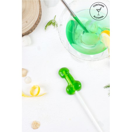 Sucette pénis Caipirinha avec alcool