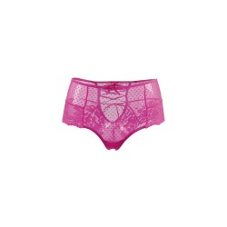 Tanga sexy rose à laçage