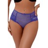 Tanga sexy bleu à laçage