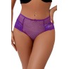 Tanga sexy pourpre à laçage