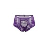 Tanga sexy pourpre à laçage