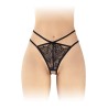String ouvert Mylene - noir