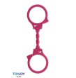 Menottes silicone stretchy - rose