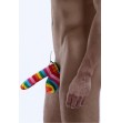 Cache-sexe multicolore