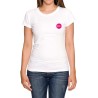 Tee-shirt  J&M blanc - spécial  femme