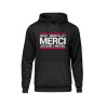 Sweat à capuche J&M On dit merci qui ?