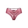 Tanga bordeaux dentelle - Paris Hollywood
