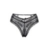 Tanga noir dentelle - Paris Hollywood