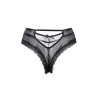 Tanga noir dentelle - Paris Hollywood