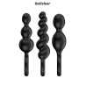 Set de 3 plugs noirs Booty Call - Satisfyer