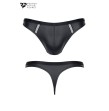 String wetlook noir - Regnes
