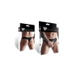 String noir wetlook et mesh - Regnes