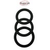 Set 3 CockRings silicone - Malesation