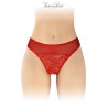 Tanga rouge ouvert Ava - Fashion Secret