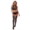 Top brassière et collant ouvert  - J Lingerie