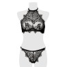 Ensemble bustier et string dentelle - Grey Velvet