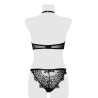 Ensemble bustier et string dentelle - Grey Velvet