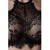 Ensemble bustier et string dentelle - Grey Velvet
