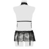 Set érotique robe dentelle, harnais et string - Grey Velvet