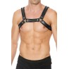 Harnais Buckle Bulldog noir - Ouch!