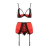Ensemble lingerie à jarretelles Femmina - Passion
