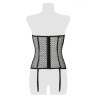 Corset bustier à jarretelles - Grey Velvet
