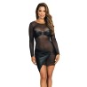 Robe noire V-9219 - Axami