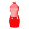 Robe rouge V-9119 - Axami