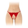 String ficelle ouvert Sandra rouge - Fashion Secret
