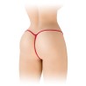 String ficelle ouvert Sandra rouge - Fashion Secret