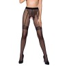 Collants ouverts TI016 20 deniers - noir