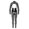 Combinaison corset Enigma F299 dentelle et wetlook