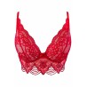 Soutien-gorge dentelle rouge V-9691 - Axami