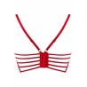 Soutien-gorge dentelle rouge V-9691 - Axami
