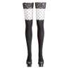 Bas autofixants opaques noir - Cotelli Legwear
