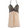 Nuisette en jersey beige V-10539 - Axami