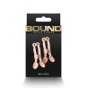 Pinces à tétons Bound rose gold