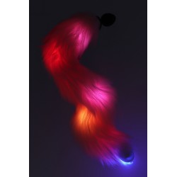 Plug anal Licorne avec queue lumineuse - Taboom